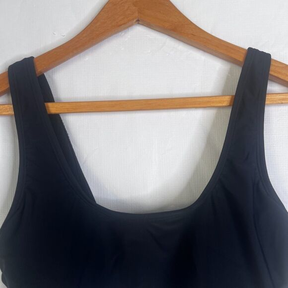 Cupshe NWT One Piece Swimsuit Size Medium Shelf Bra Striped Neutral Basic - Picture 3 of 10